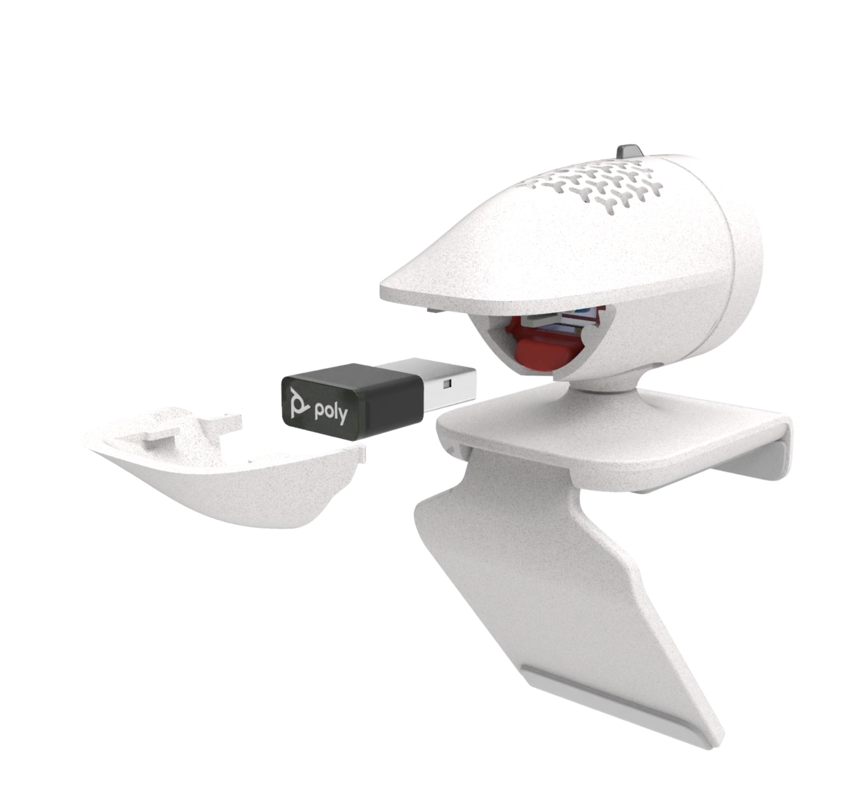 poly p5 usb compartment